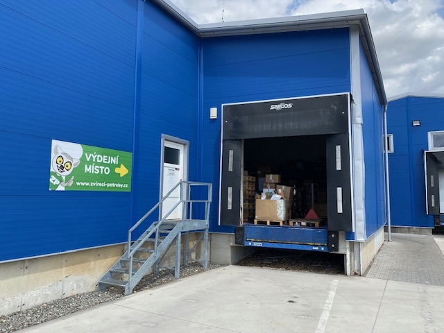 Výdejní místo Pohořelice — sklad Zvířecí Potřeby